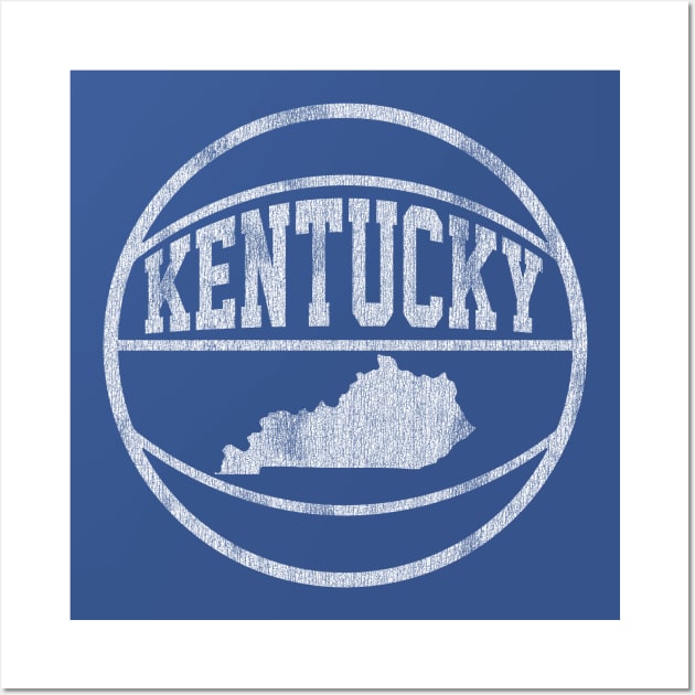 Kentucky Retro Basketball Wall Art by KentuckyYall